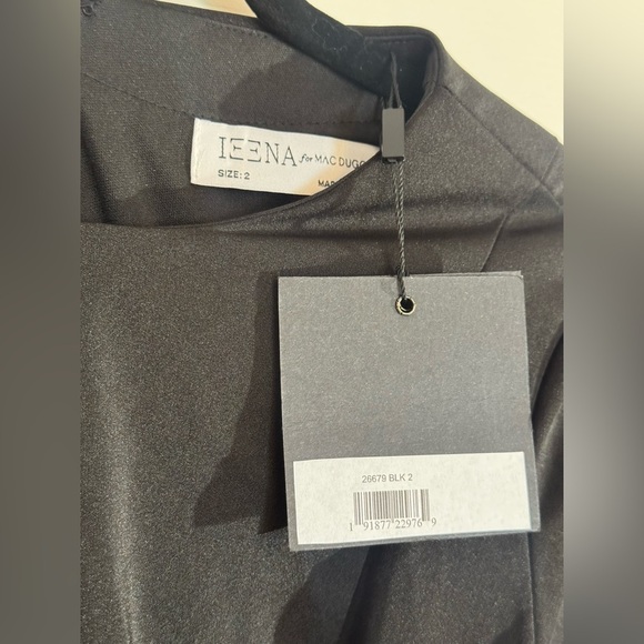 Ieena by Mac Duggal  Style 26679 Long Sleeve Dress with Fringe Size 2 NWT - Picture 3 of 5